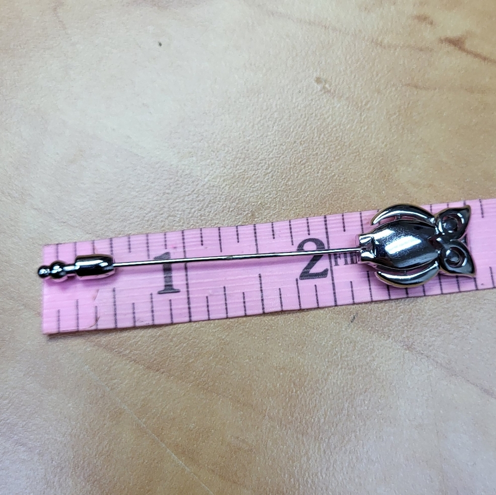 Silver Owl Stick Pin